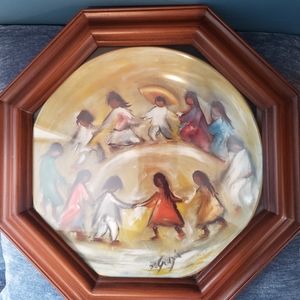 DE GRAZIA GORHAM  "LOS NINOS--CHILDREN OF THE WORLD" FINE CHINA PLATE